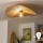 Brilagi - Candeeiro de tecto LED de sobrepor CERIA BOHO 1xE27/40W/230V Ø 80 cm, ráfia