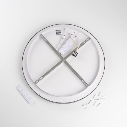 Brilagi - LED Candeeiro de teto dimerizável FALCON II LED/99W/230V 3000–6500K Ø 60 cm preto + comando remoto