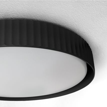 Brilagi - Candeeiro de tecto LED dimerizável LUCIA LED/48W/230V 3000-6500K Ø 41 cm preto + comando remoto