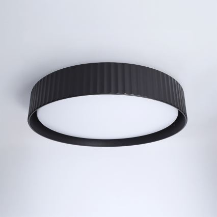 Brilagi - Candeeiro de tecto LED dimerizável LUCIA LED/48W/230V 3000-6500K Ø 41 cm preto + comando remoto