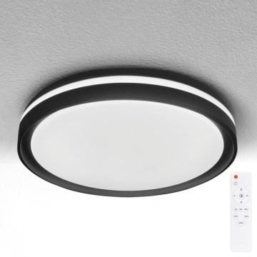 Brilagi - Candeeiro de tecto LED dimável NAOMI LED/48W/230V 3000-6500K Ø 39 cm preto + comando remoto