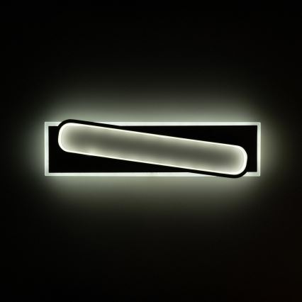 Brilagi - Luminária de teto LED regulável OUTLINE LED/52W/230V 3000-6000K 15x60 cm branco/preto + controlo remoto