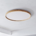 BRILAGI - Candeeiro de tecto LED dimerizável ALSON LED/72W/230V 3000-6500K carvalho diâmetro 78 cm + controlo remoto
