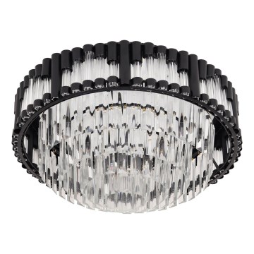 Brilagi - Candeeiro de tecto LED dimerizável CROWN LED/41W/230V 3000-6000K Ø 48 cm preto + controlo remoto