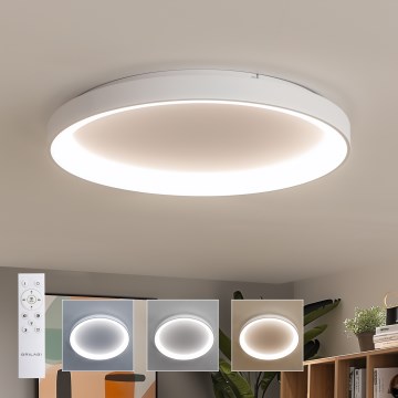 Brilagi - Candeeiro de tecto LED dimerizável FALCON II LED/108W/230V 3000-6500K Ø 80 cm branco + comando remoto