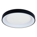 Brilagi - Candeeiro de tecto LED dimerizável FALCON II LED/99W/230V 3000-6500K diâmetro 60 cm preto + comando remoto