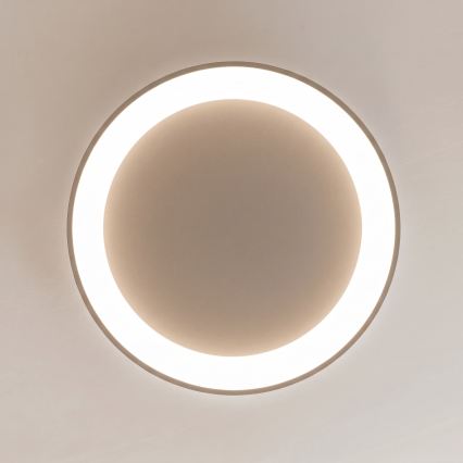 BRILAGI - luminária de teto LED dimerizável FALCON II LED/99W/230V 3000-6500K Ø 60 cm bege + controlo remoto