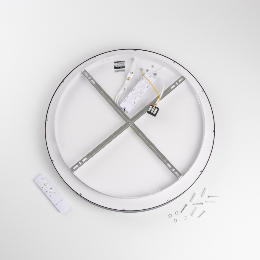 Brilagi - Candeeiro de tecto LED dimerizável FALCON II LED/99W/230V 3000-6500K diâmetro 60 cm preto + comando remoto