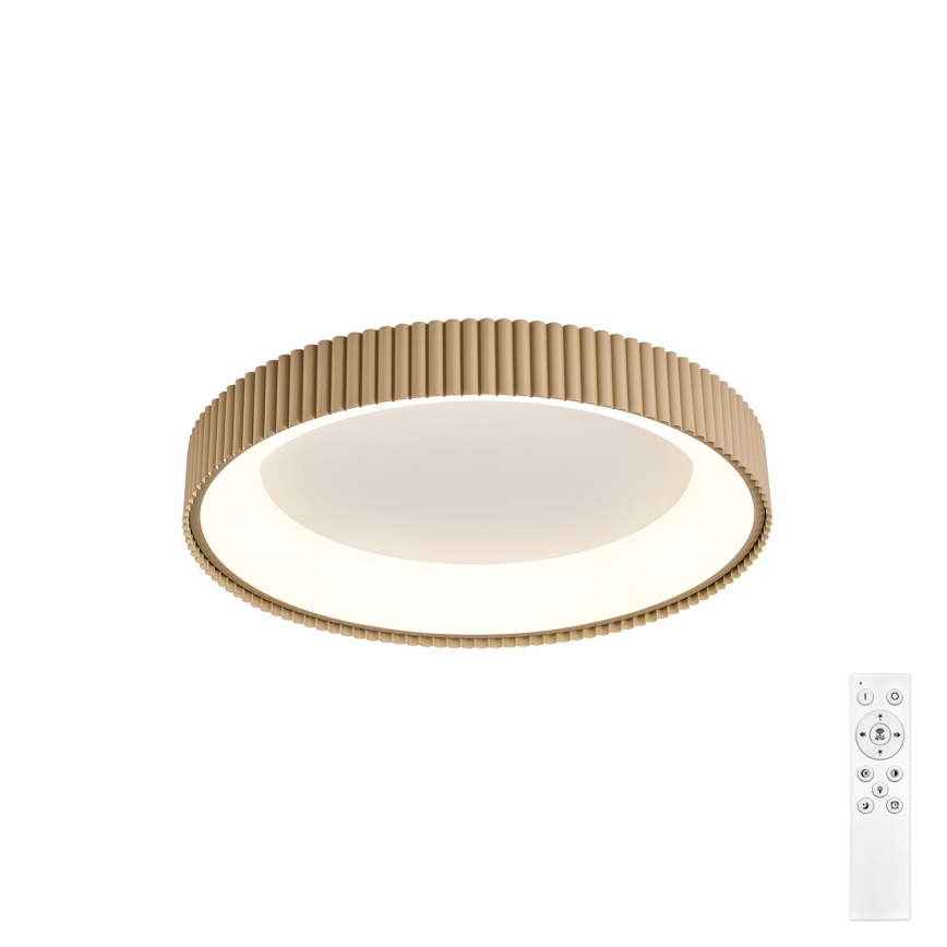 Brilagi - Luminária de teto LED regulável FALCON MODERN LED/30W/230V 3000-6500K Ø 40 cm bege + controle remoto