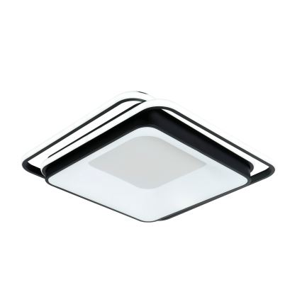 Brilagi - Candeeiro de tecto LED compatível com dimmer FLARE LED/102W/230V 3000-6000K 50x50 cm preto + comando remoto