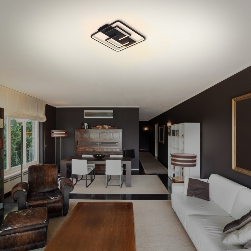 Brilagi - Luminária de teto LED dimerizável FLARE LED/34W/230V 48x48 cm 3000-6000K + comando remoto