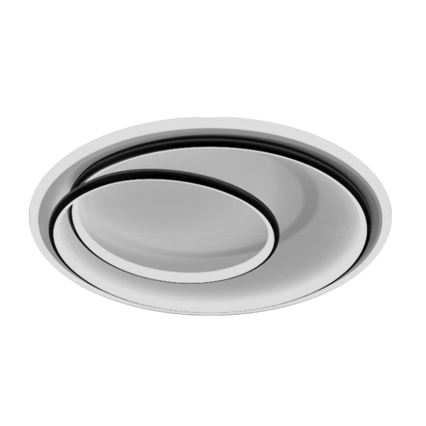 Brilagi - Candeeiro de tecto LED regulável FLARE LED/38W/230V 3000-6000K Ø 48 cm preto/branco + controlo remoto