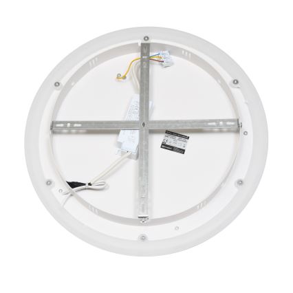 Brilagi - Candeeiro de tecto LED regulável FLARE LED/38W/230V 3000-6000K Ø 48 cm preto/branco + controlo remoto