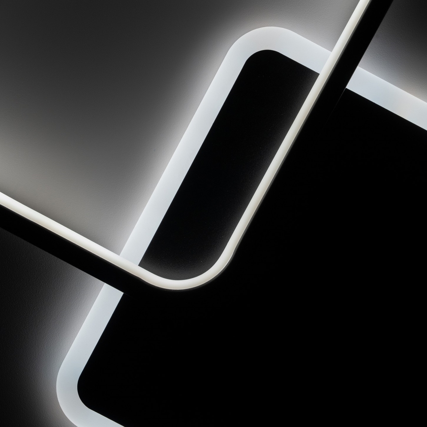 Brilagi - Candeeiro de tecto LED dimerizável FLARE LED/64W/230V 45x45 cm 3000/4000/6000K + comando à distância