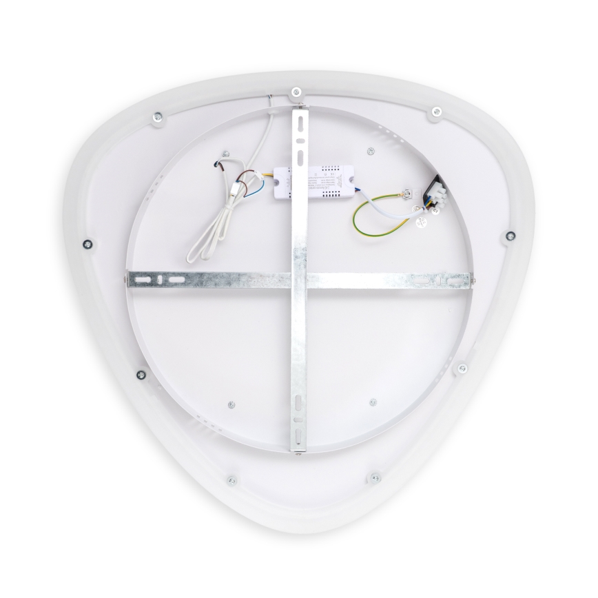 Brilagi - Candeeiro de tecto LED dimerizável FLARE LED/70W/230V 3000-6000K 55x55 cm branco/preto + controlo remoto