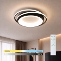 BRILAGI - Candeeiro de tecto LED dimerizável FLARE LED/84W/230V 3000-6000K 47x51 cm preto + comando remoto