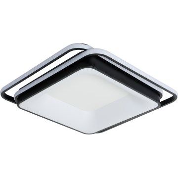 Brilagi - Candeeiro de tecto LED dimerizável IRIS LED/102W/230V 3000-6000K 50x50 cm preto + comando remoto