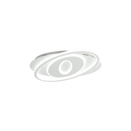 Brilagi - Luminária de teto LED dimerizável IRIS LED/78W/230V 3000-6000K 37x49 cm branca + controlo remoto