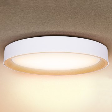 Brilagi - Candeeiro de tecto LED dimerizável LARIOS LED/72W/230V branco Ø 59 cm + controlo remoto