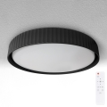Brilagi - Candeeiro de tecto LED dimerizável LUCIA LED/48W/230V 3000-6500K Ø 41 cm preto + comando remoto