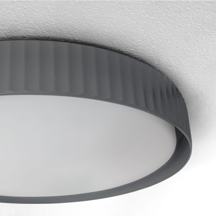 Brilagi - Luminária de teto LED dimerizável LUCIA LED/48W/230V 3000-6500K Ø 41 cm cinzenta + comando remoto