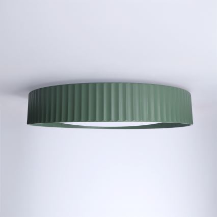 Brilagi - Plafon LED dimerizável LUCIA LED/48W/230V 3000-6500K Ø 41 cm verde + comando à distância