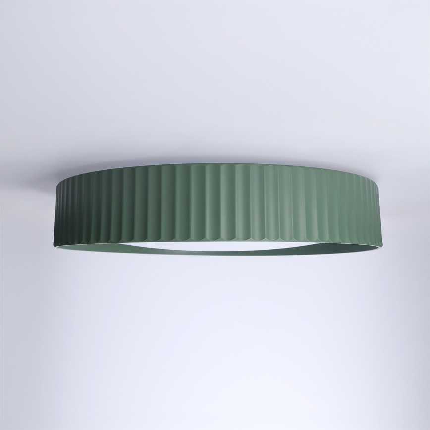 Brilagi - Plafon LED dimerizável LUCIA LED/48W/230V 3000-6500K Ø 41 cm verde + comando à distância