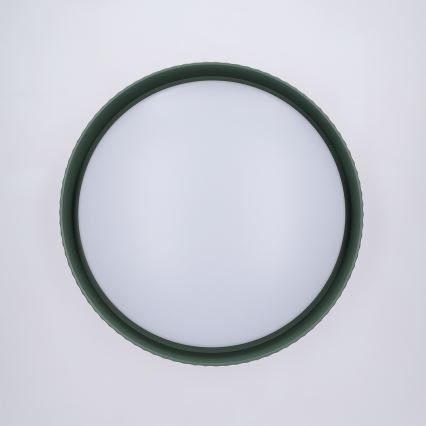 Brilagi - Plafon LED dimerizável LUCIA LED/48W/230V 3000-6500K Ø 41 cm verde + comando à distância