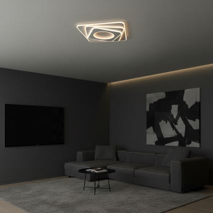 BRILAGI - Candeeiro de teto LED dimerizável MODERN LED/100W/230V 3000-6000K 48x48 cm + comando remoto