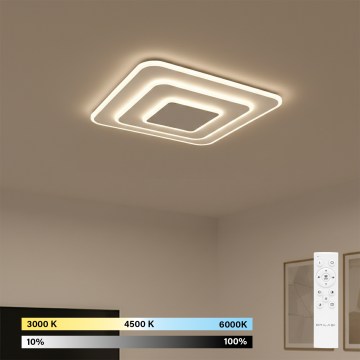 Brilagi - Candeeiro de tecto LED dimerizável MODERN LED/72W/230V 3000-6000K 46,6x46,6 cm + controlo remoto