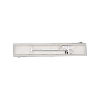 Brilagi - Luminária de teto LED dimerizável OUTLINE LED/90W/230V 3000-6000K 18x100 cm branca/preta + controlo remoto