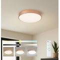Brilagi - Candeeiro de tecto LED dimerizável POOL LED/48W/2300V 3000-6000K Ø 40 cm bronze + comando remoto