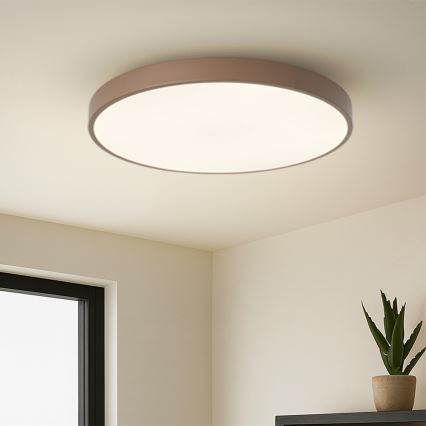 Brilagi - Candeeiro de tecto LED dimerizável POOL LED/60W/230V 3000-6000K diâmetro 60 cm castanho + controlo remoto