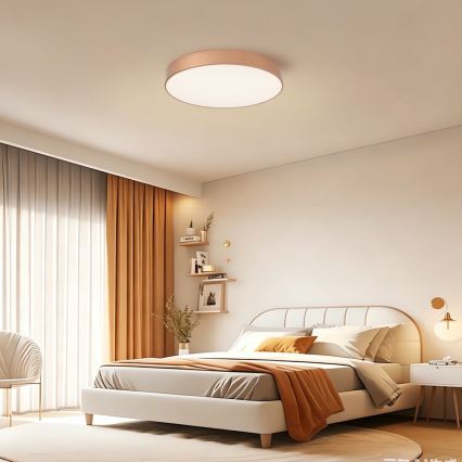 Brilagi - Candeeiro de tecto LED dimerizável POOL LED/60W/230V 3000-6000K Ø 50 cm bronze + comando remoto