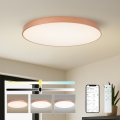 BRILAGI - Candeeiro de tecto LED dimerizável POOL SMART LED/128W/230V 100 cm 3000-6000K Wi-Fi Tuya bronze + controlo remoto