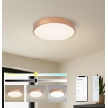 BRILAGI - Candeeiro de tecto LED dimerizável POOL SMART LED/48W/230V 3000-6000K Ø 40 cm Wi-Fi Tuya acabamento cobre + comando remoto