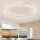 Brilagi - Candeeiro de tecto LED dimerizável PORTOFINO LED/85W/230V 3000-6000K Ø 120 cm branco + controlo remoto