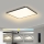 Brilagi - Candeeiro de tecto LED dimerizável SLIMFRAME LED/58W/230V 60x60 cm 3000-6000K preto + controlo remoto