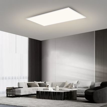 Brilagi - Candeeiro de teto LED regulável SLIMFRAME LED/80W/230V 120x60 cm 3000-6000K branco + controlo remoto