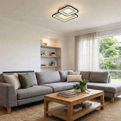 Brilagi - Candeeiro de tecto LED dimerizável TANDORA LED/49W/230V 50x50 cm 3000-6000K + controlo remoto