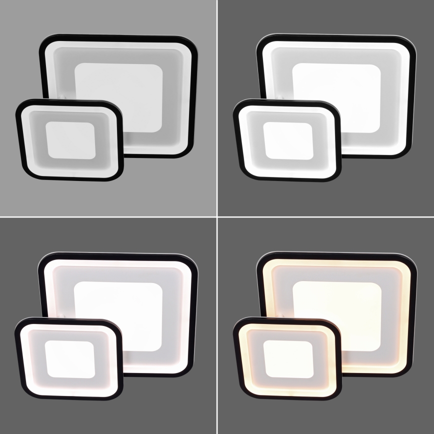 Brilagi - Candeeiro de tecto LED dimerizável TANDORA LED/49W/230V 50x50 cm 3000-6000K + controlo remoto