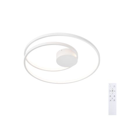 Brilagi - Luminária de teto LED regulável TWISTER LED/48W/230V 3000-6000K Ø 50 cm branca + controlo remoto