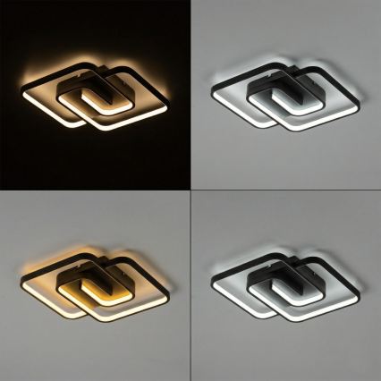 Brilagi - Luminária de tecto LED regulável VELO LED/64W/230V 3000-6500K 48x48 cm + comando remoto
