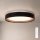 Brilagi - Candeeiro de tecto LED dimerizável WALDO LED/48W/230V 3000-6500K Ø 40 cm preto/dourado + controlo remoto