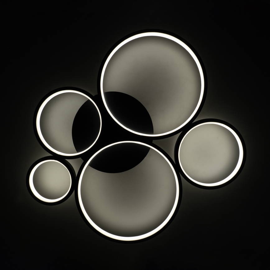 BRILAGI - Candeeiro de tecto LED ECHO LED/60W/230V 4000K 50x57 cm preto