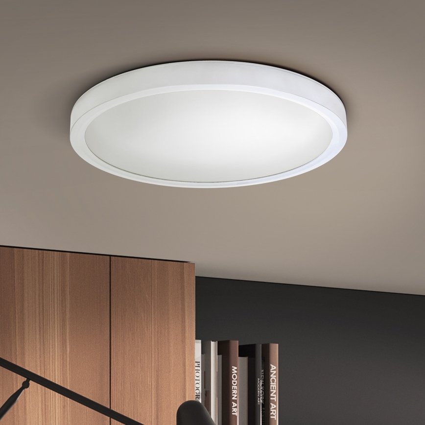 Brilagi - Candeeiro de teto LED ESTELA LED/18W/230V diâmetro 30 cm branco