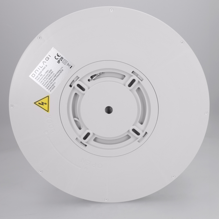 Brilagi - Candeeiro de teto LED ESTELA LED/18W/230V diâmetro 30 cm branco