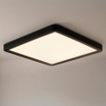 Brilagi - Candeeiro de tecto LED ESTELA SQUARE LED/24W/230V 31x31 cm preto