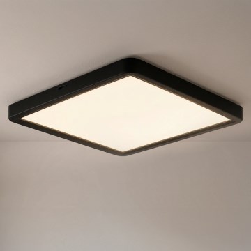 Brilagi - Candeeiro de tecto LED ESTELA SQUARE LED/24W/230V 31x31 cm preto