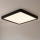 Brilagi - Candeeiro de tecto LED ESTELA SQUARE LED/24W/230V 31x31 cm preto